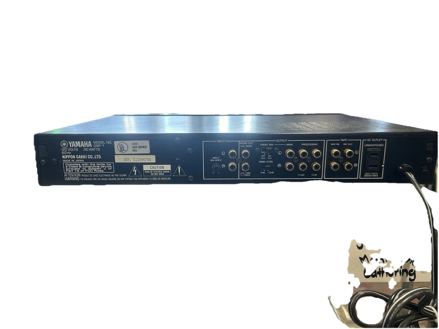 Yamaha DSP-1 Digital Sound Field Processor Fully Functional