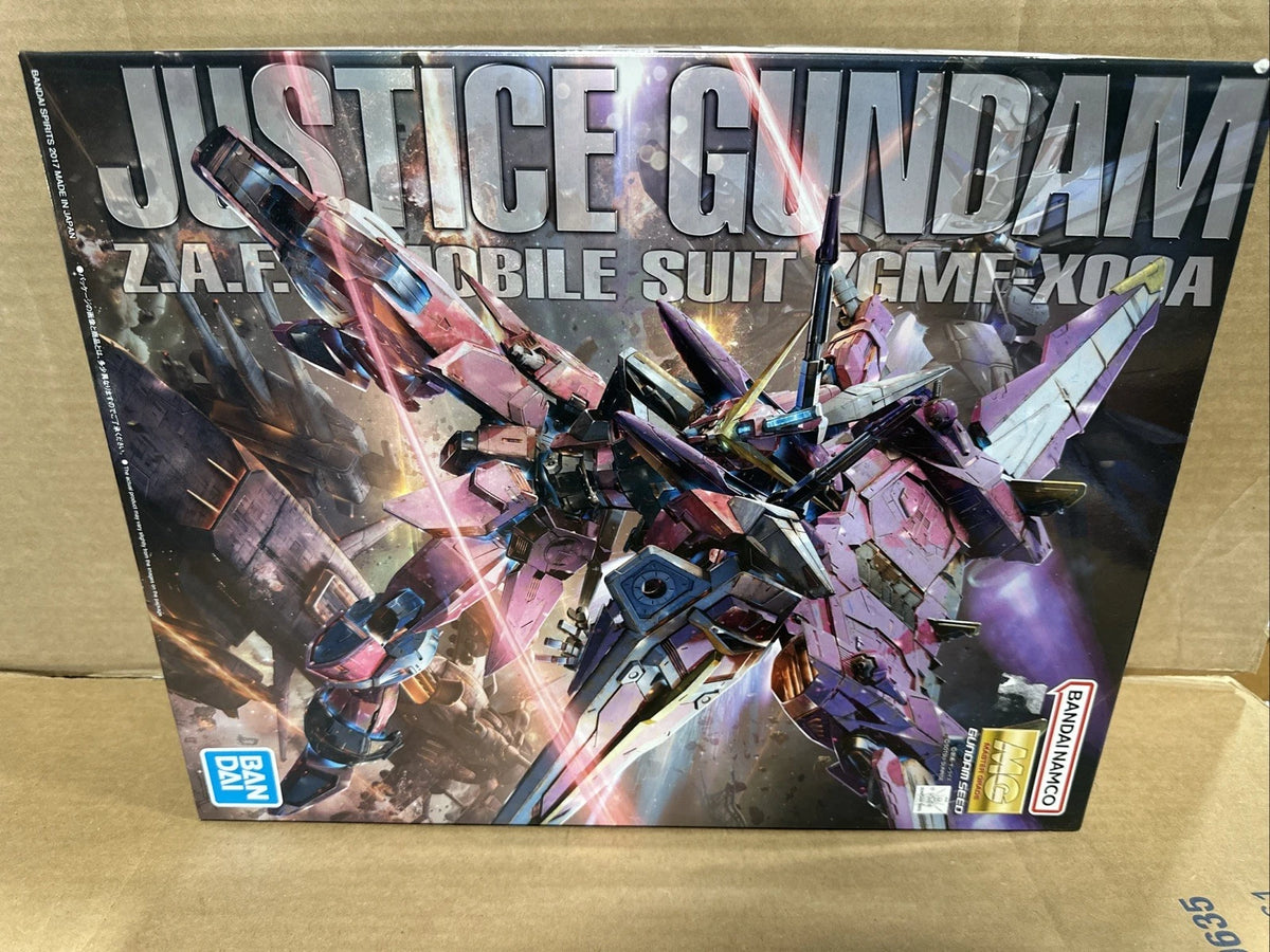 Bandai Justice Gundam MG 1/100 Scale Model Kit USA Seller Open Box