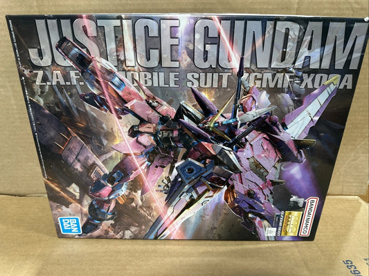 Bandai Justice Gundam MG 1/100 Scale Model Kit USA Seller Open Box