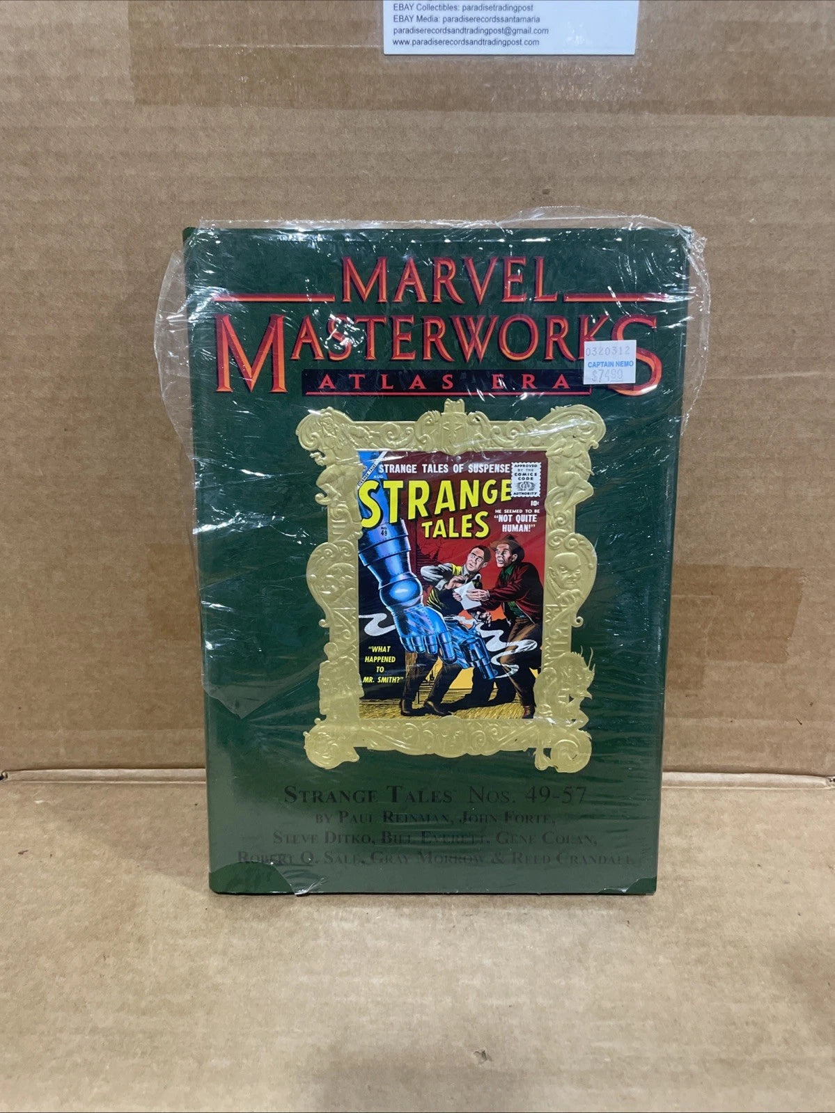 Marvel Masterworks Vol # 201 Strange Tales Limited To 750 No 49-57 Open Box