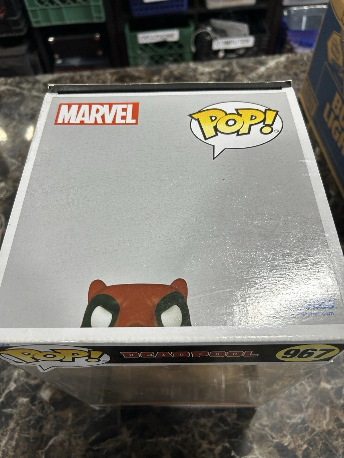 Funko Pop! Vinyl Jumbo 10 in: Marvel - SQUIRRELPOOL (Flocked) - GameStop ) #967