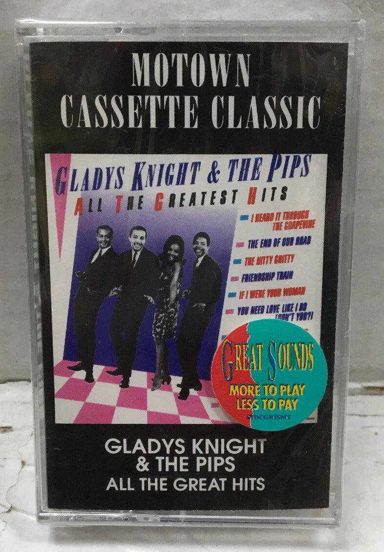 Gladys Knight & The Pips All Time Greatest Hits Sealed Cassette