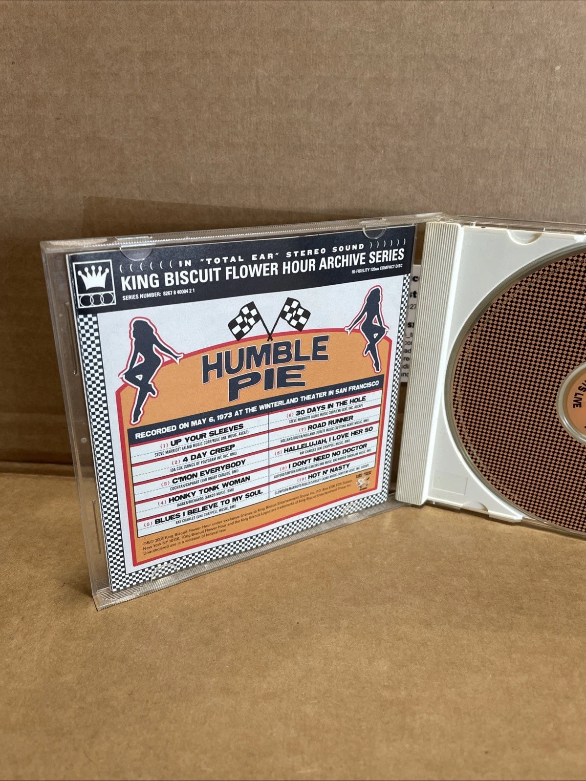 Greatest Hits Live by Humble Pie (CD, May-2003, King Biscuit Entertainment)