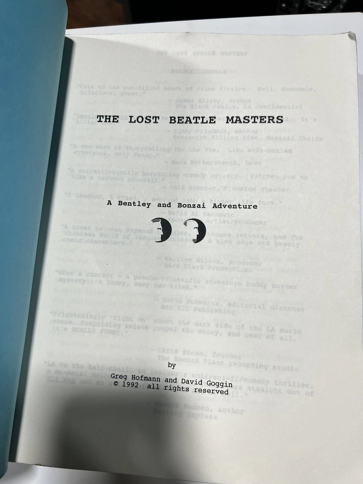 The Lost Beatles Masters Script