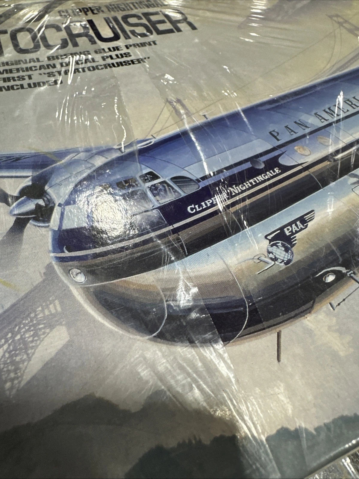 Academy 1/72 B-377 Clipper Nightingale Stratocruiser Model Kit #1603 SEALED