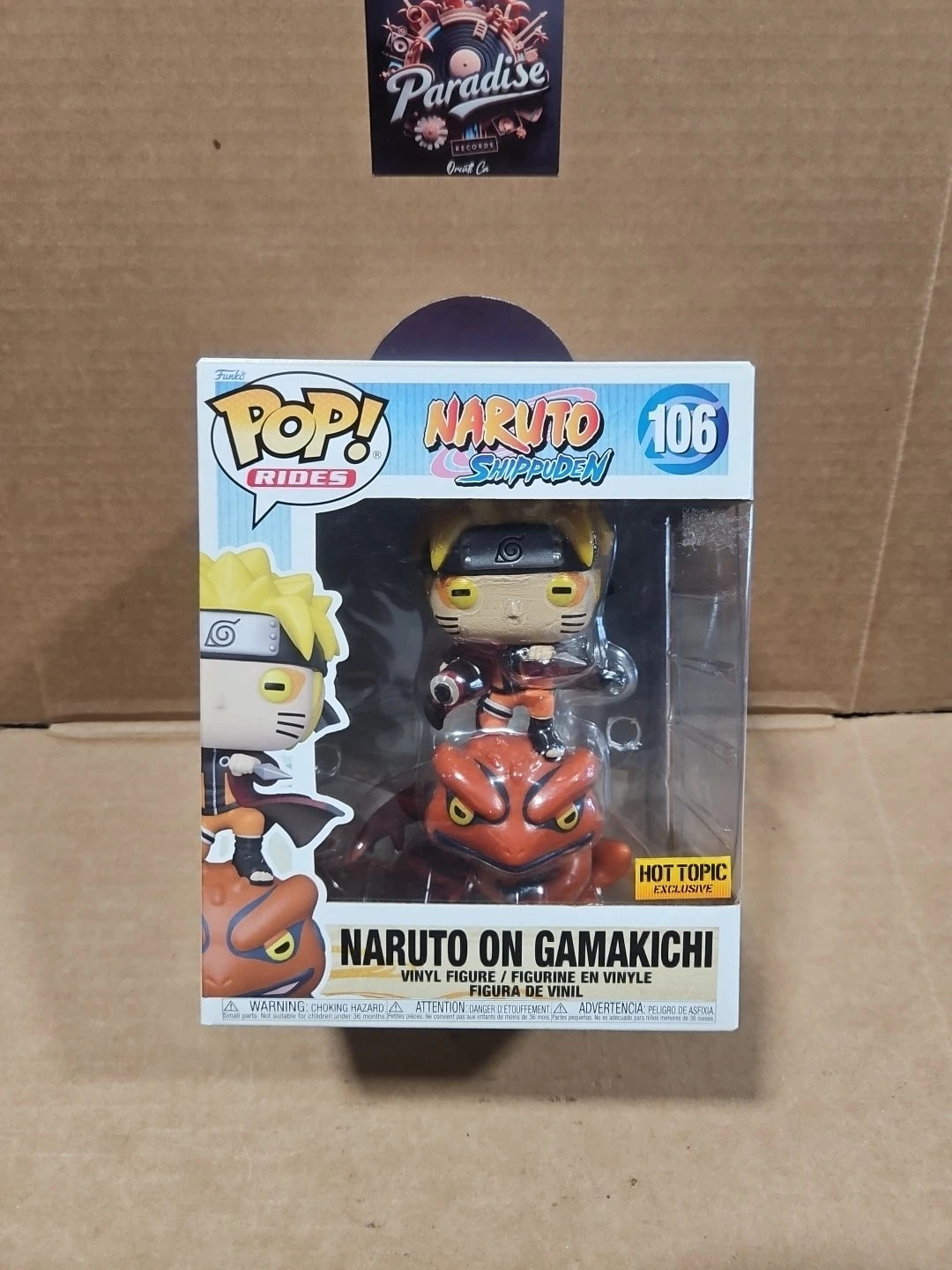Funko Pop! Rides: Naruto - Naruto on Gamakichi - Hot Topic (Exclusive) #106
