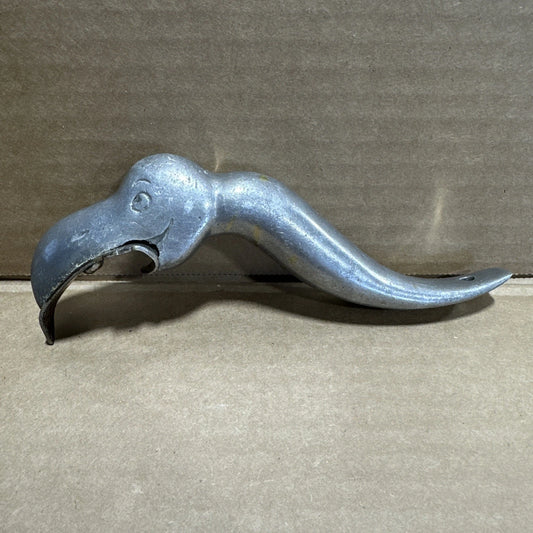 Vintage Unique TIKI Barware Breweriana Metal PELICAN Bottle Can Opener