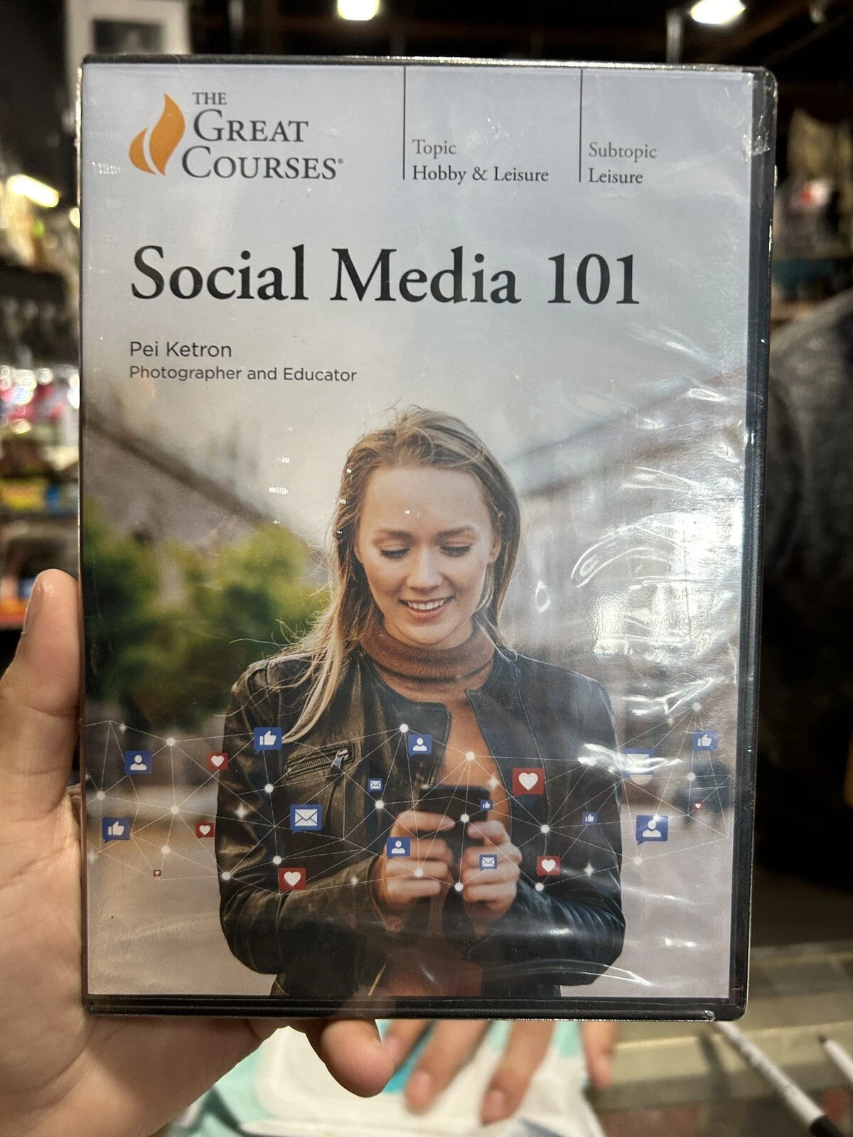 The Great Courses SOCIAL MEDIA 101 by Pei Ketron (3-DVD Set, 2021) NEW & SEALED