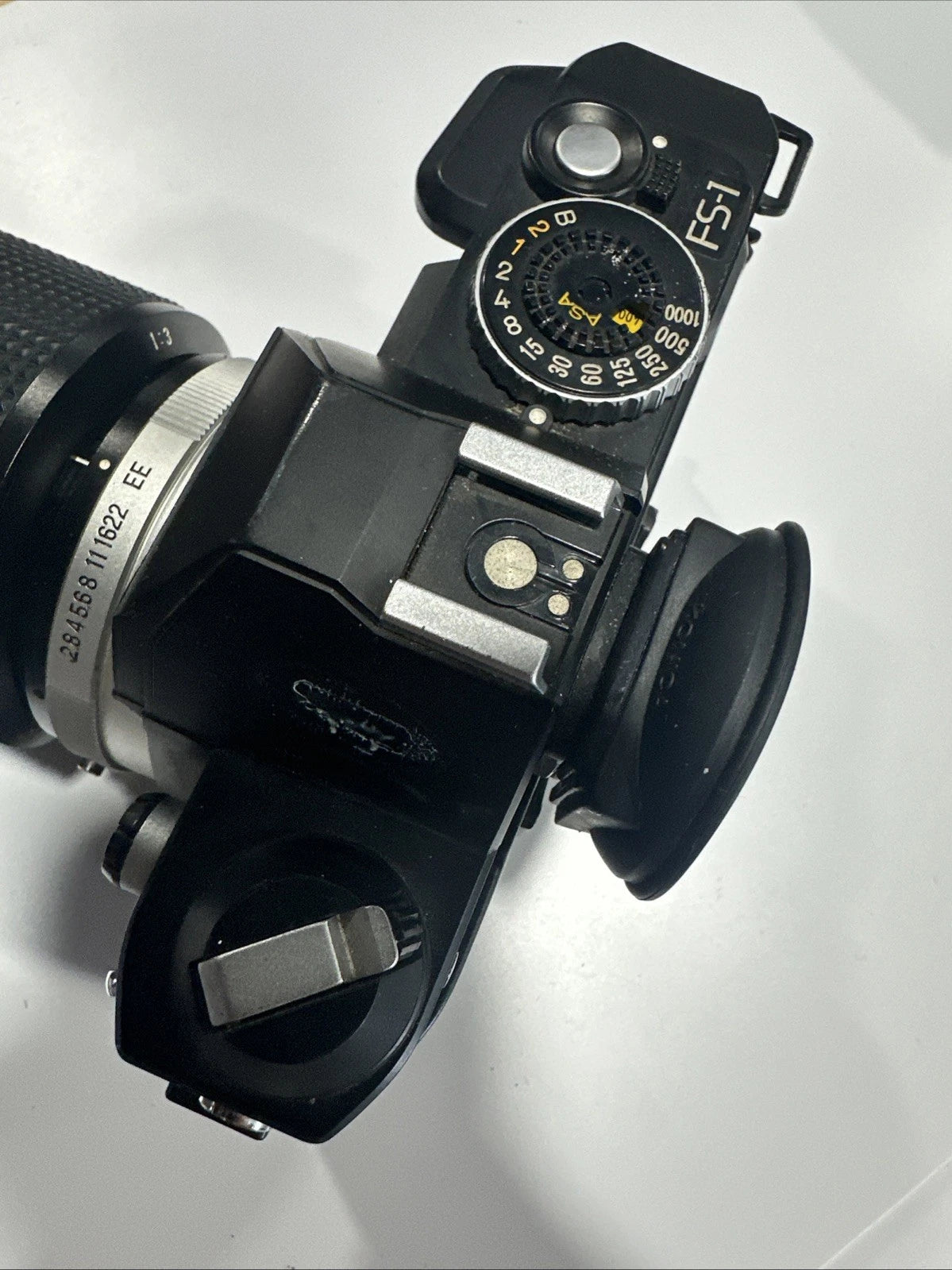 Konica FS-1 Film Camera Hexanon AR 52mm PMC Lens Tested And Working