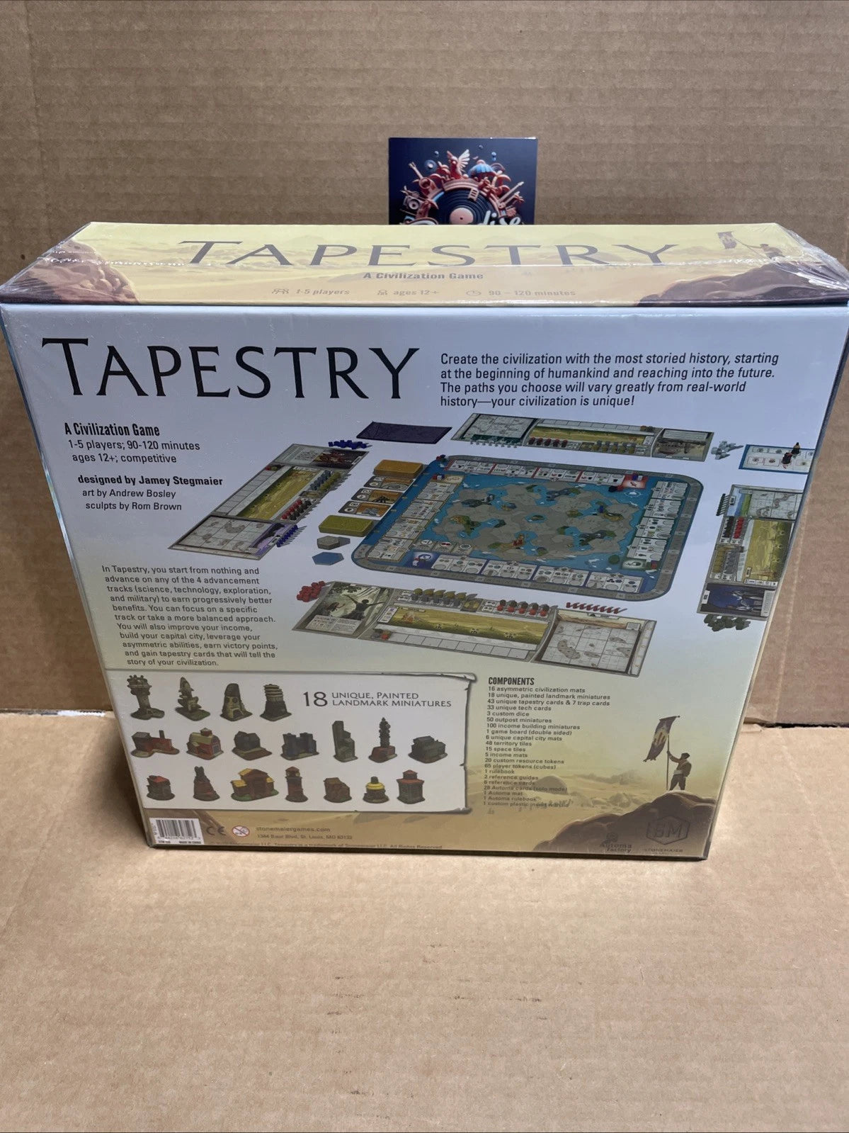 Tapestry A Civilization Board Game First Printing 22462/25000 Sealed Brand New