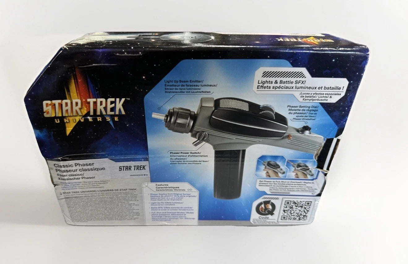 2022 Playmates Classic Star Trek Classic Phaser Factory Sealed New