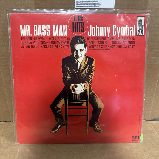 Johnny Cymbal Mr. Bass Man All The Hits LP Kapp KL 1324 Canada Doo Wop vg+