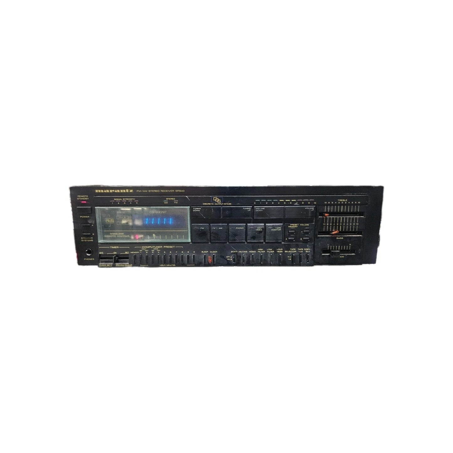 Marantz SR940 FM/AM Stereo Receiver – Powers On – Untested