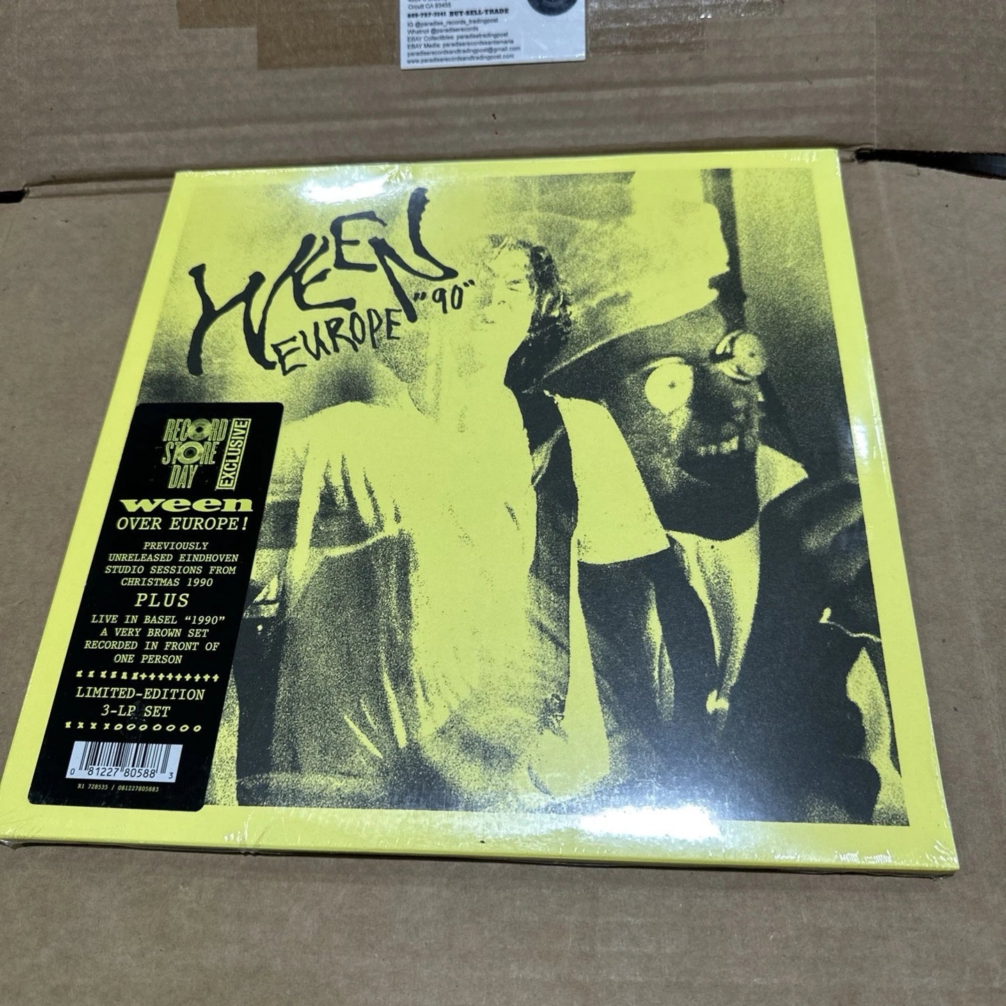 Brand New Sealed Ween "Europe '90" 3 LP Vinyl RSD 2026 Record Store Day