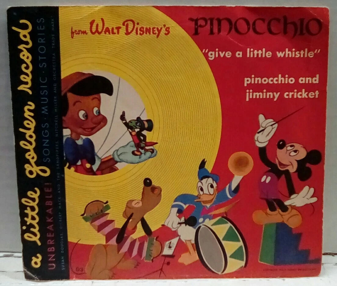Walt Disneys Pinocchio A Little Golden Record