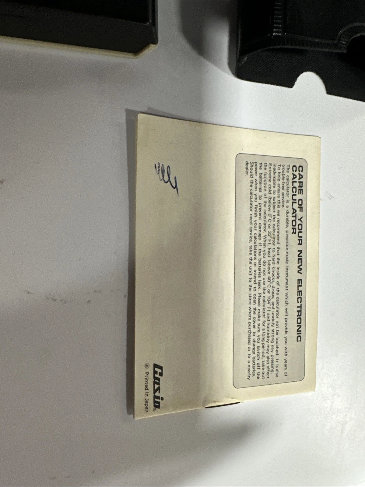 Vintage Casio Personal Mini Pocket Calculator AD-2S TESTED WORKING & CLEAN Japan