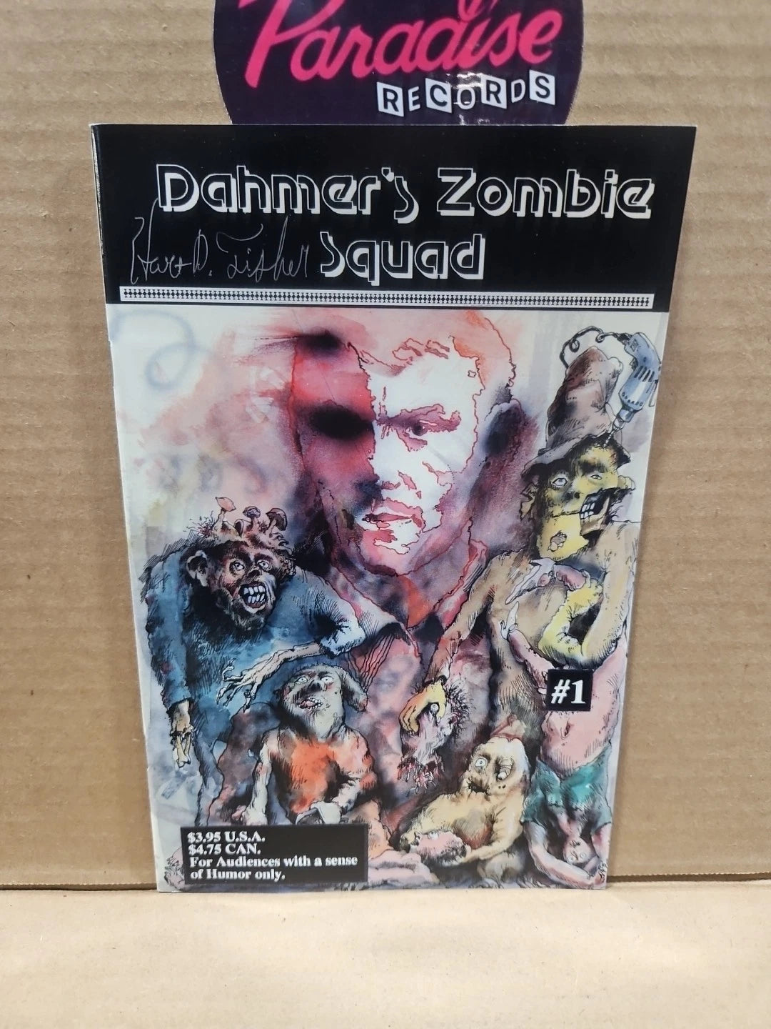 Dahmer's Zombie Squad #1 (1993) Boneyard Press Signed EDITION Comic No COA