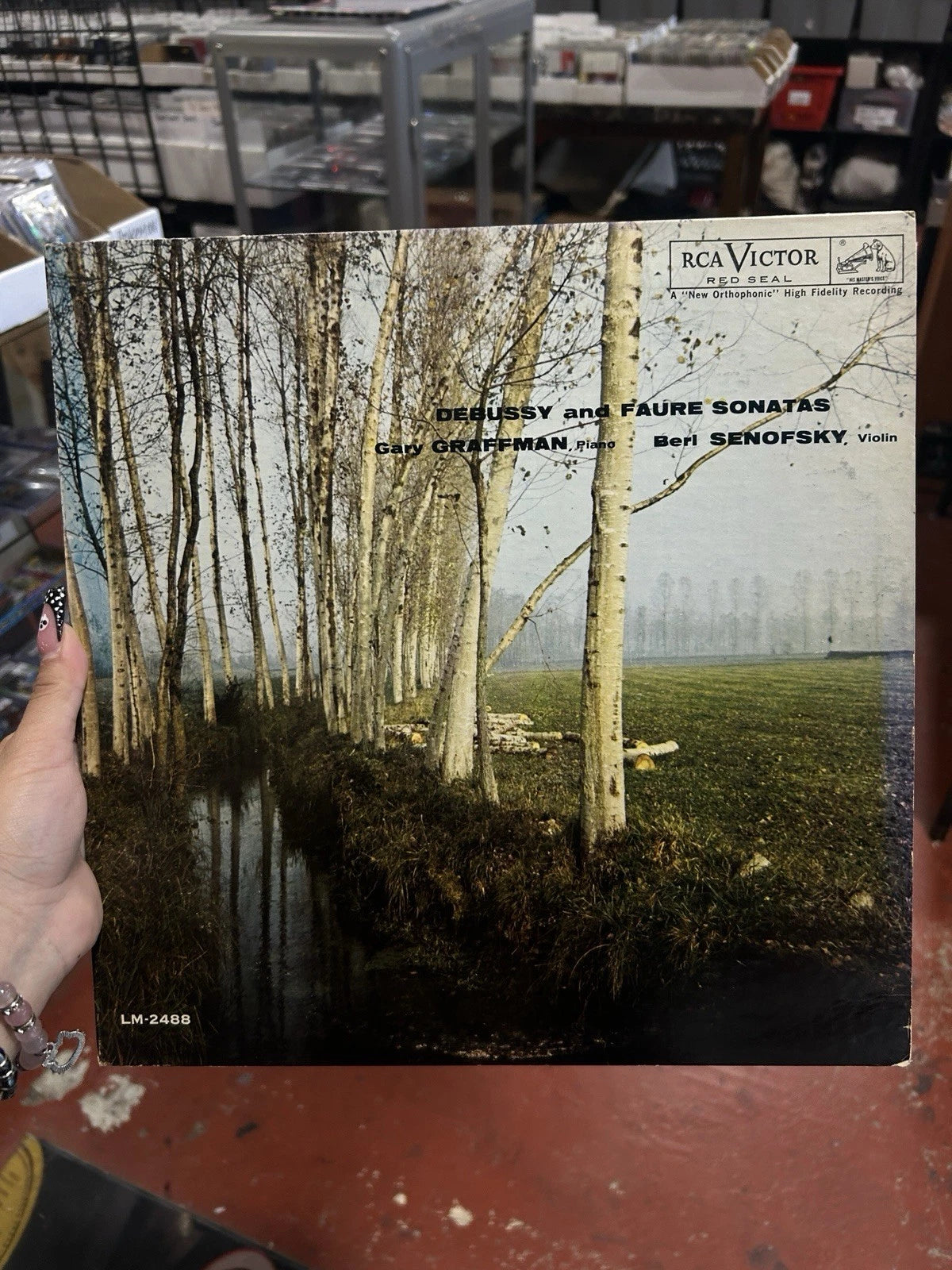 RCA LM-2488 DEBUSSY & FAURE VIOLIN SONATA #1 BERL SENOFSKY GRAFFMAN