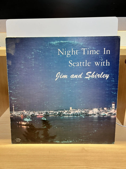Jim and Shirley AUTOGRAPHED Night Time in Seattle Vinyl LP Record 1968 VG++/VG