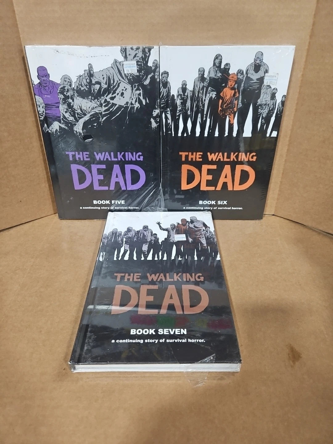 The Walking Dead Book 1 -7 by Robert Kirkman (Hardcover, 2013)