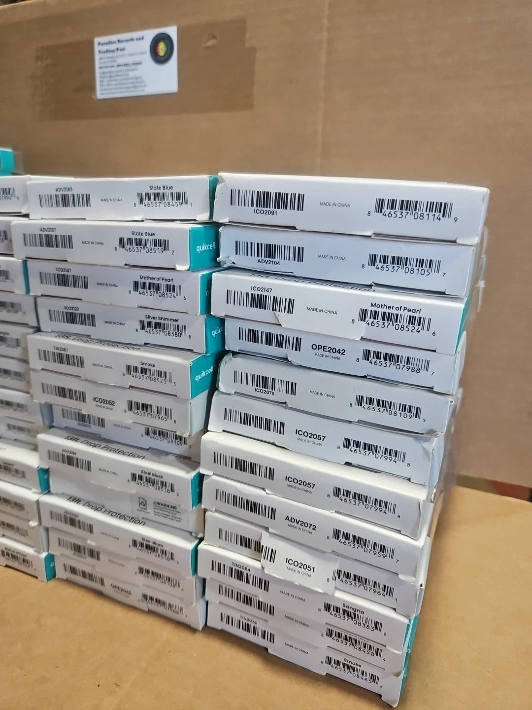 Lot of 71 Quikcell Mixed Phone Cases, One Plus, Samsung Moto TCL