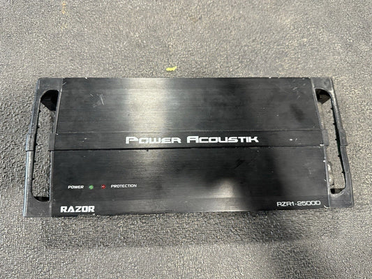 Power Acoustik Razor RZR1-2500D Car Audio Amp (Untested)