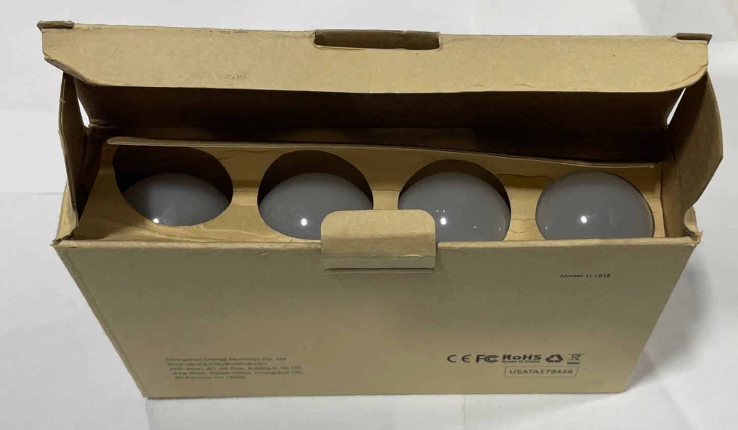 Albrillo E12 Bulb 4 Pcs Candelabra LED Bulbs, Model ￼LL-LB18