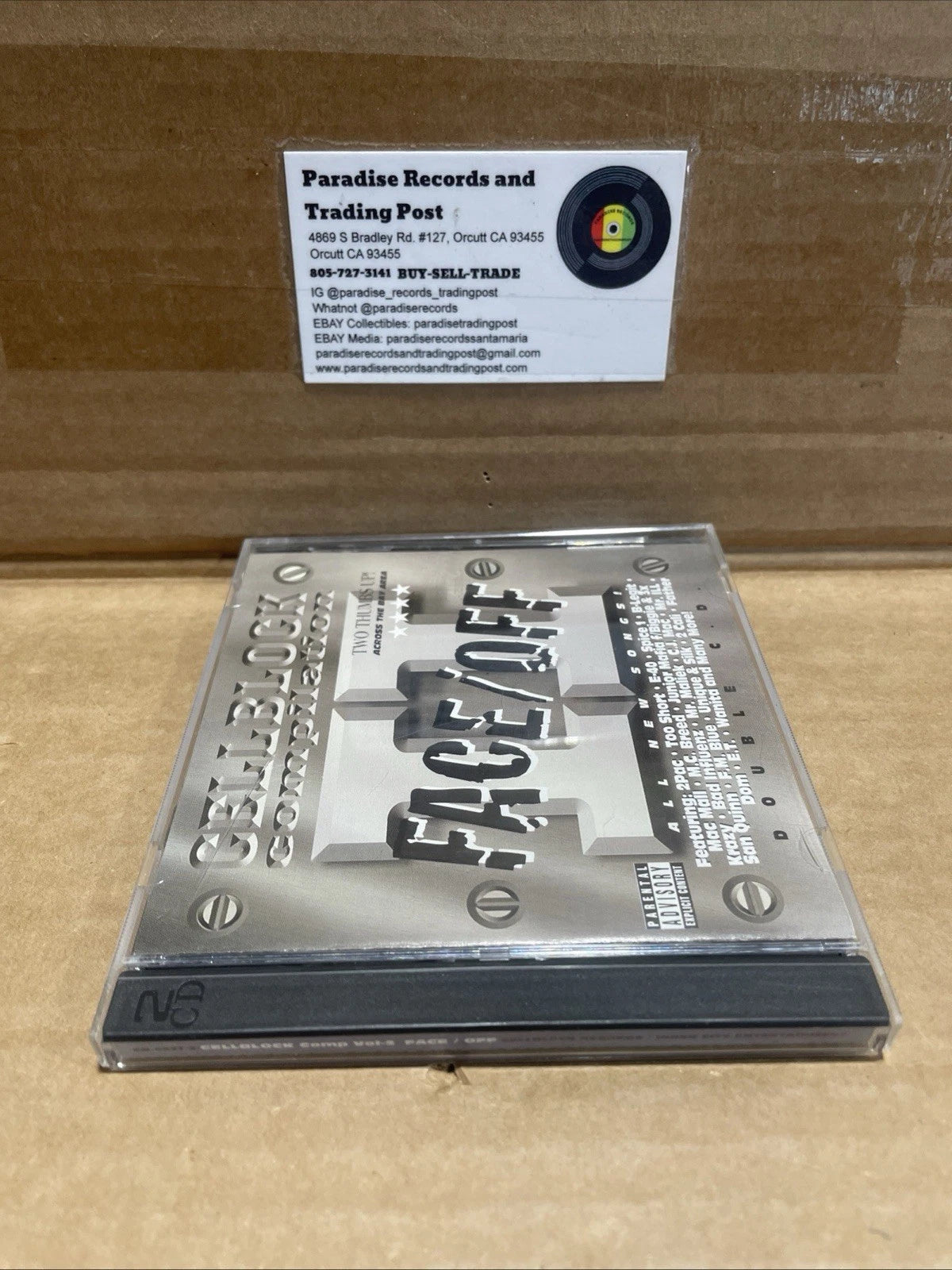 Cellblock Compilation Face/Off (1998 2 Disc CD) Various Artist Rare OOP Rap