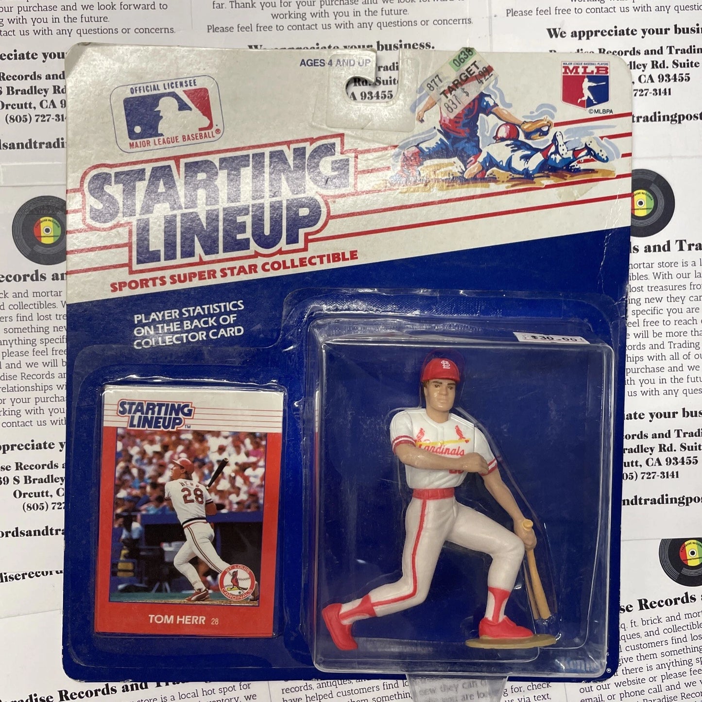1988 TOM HERR St. Louis Cardinals #28 Rookie *FREE_s/h* Starting Lineup