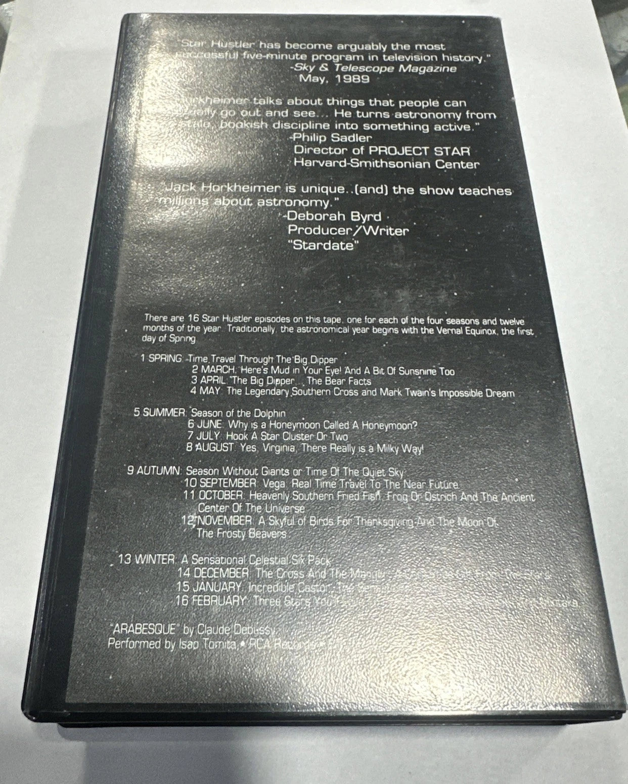 Jack Horkheimer Star Hustler Video Almanac Rare VHS