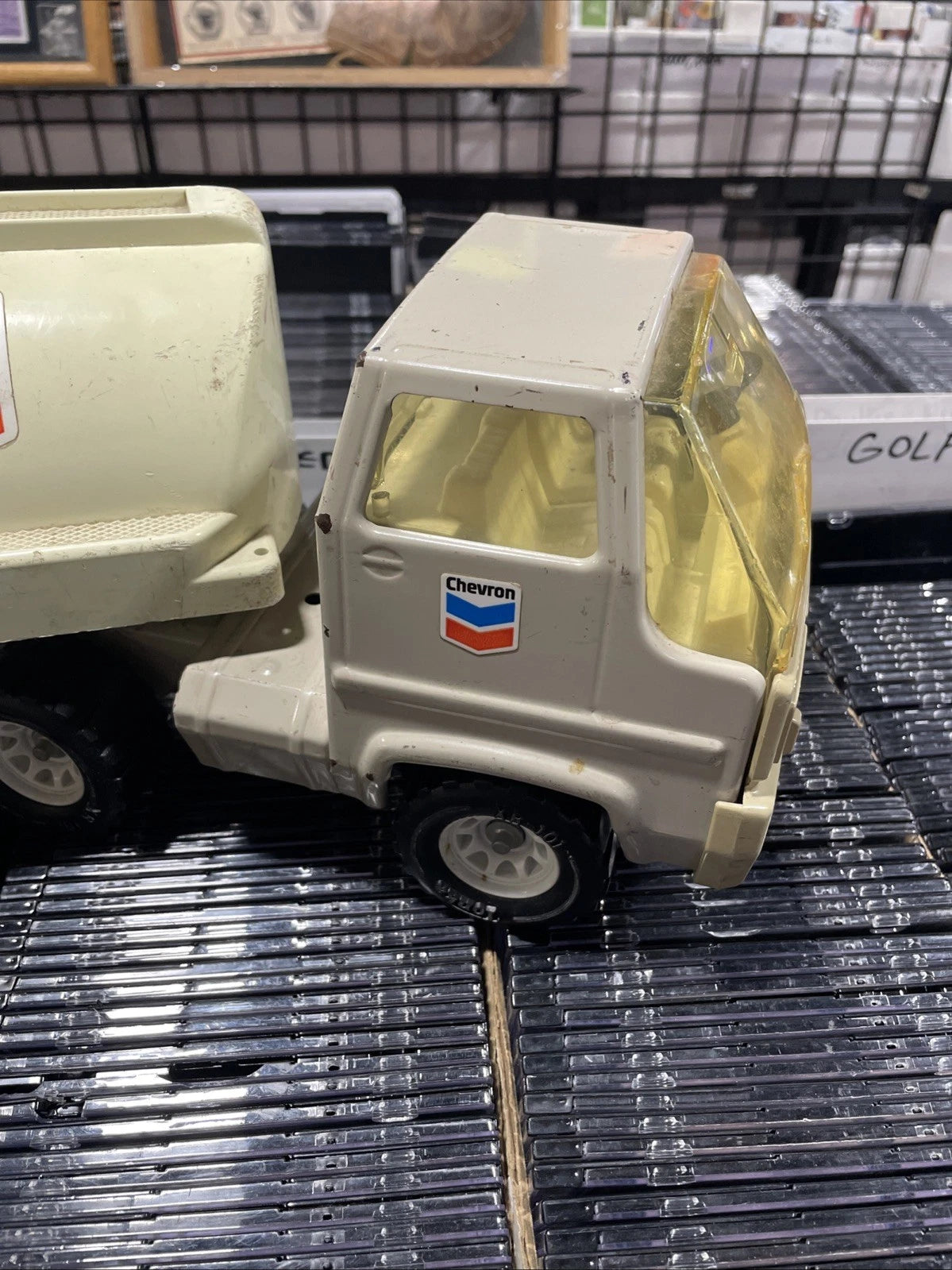 1970s Tonka Chevron Tanker Truck - Large, in Great Shape, & RARE Holds Water