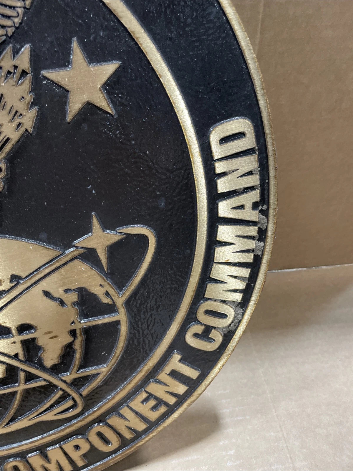 USSTRATCON JOINT FORCE SPACE COMPONENT COMMAND METAL SIGN
