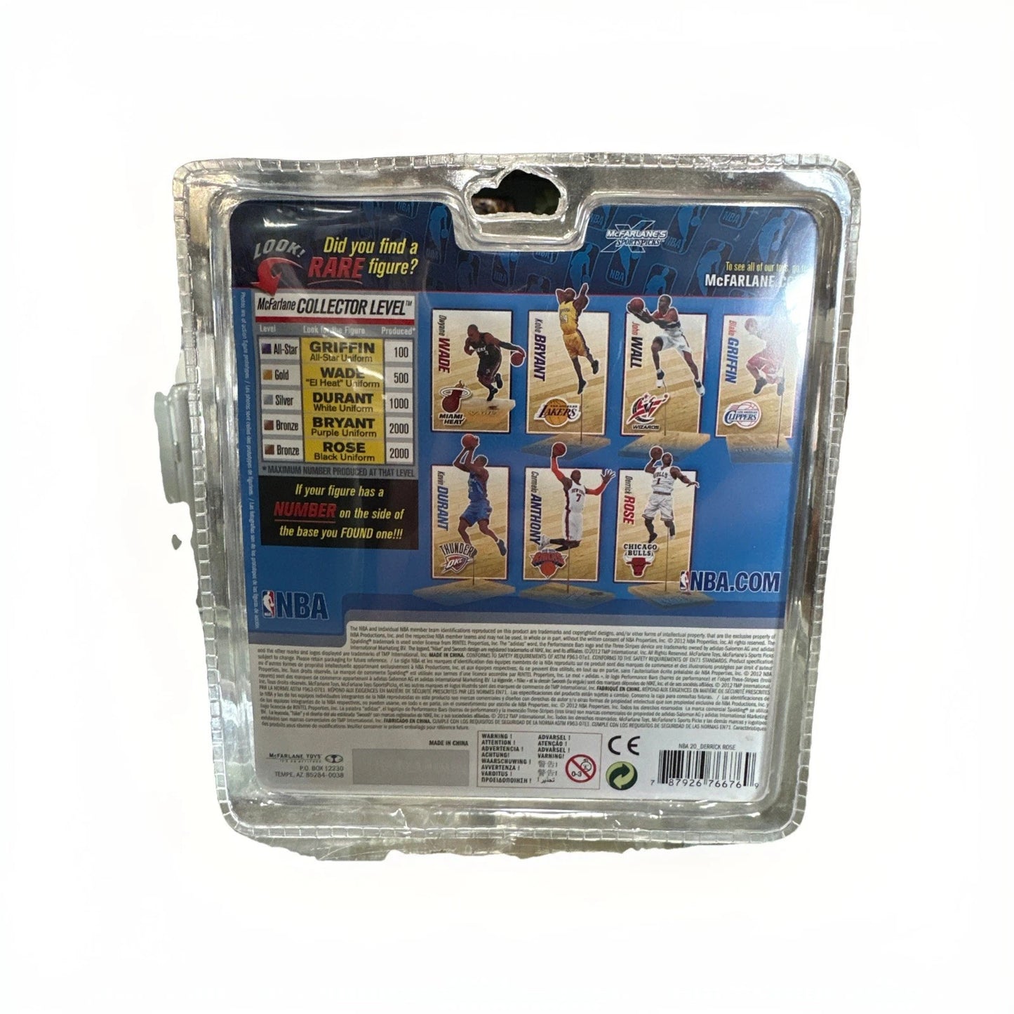 Mcfarlane NBA Sports Picks Series 20 Derrick Rose Action Figure [White Jersey]
