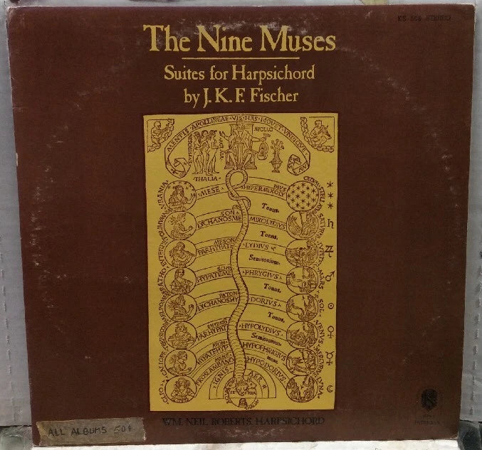 J.K.F. The Nine Muses Suites For Harpsichord Record KS-506