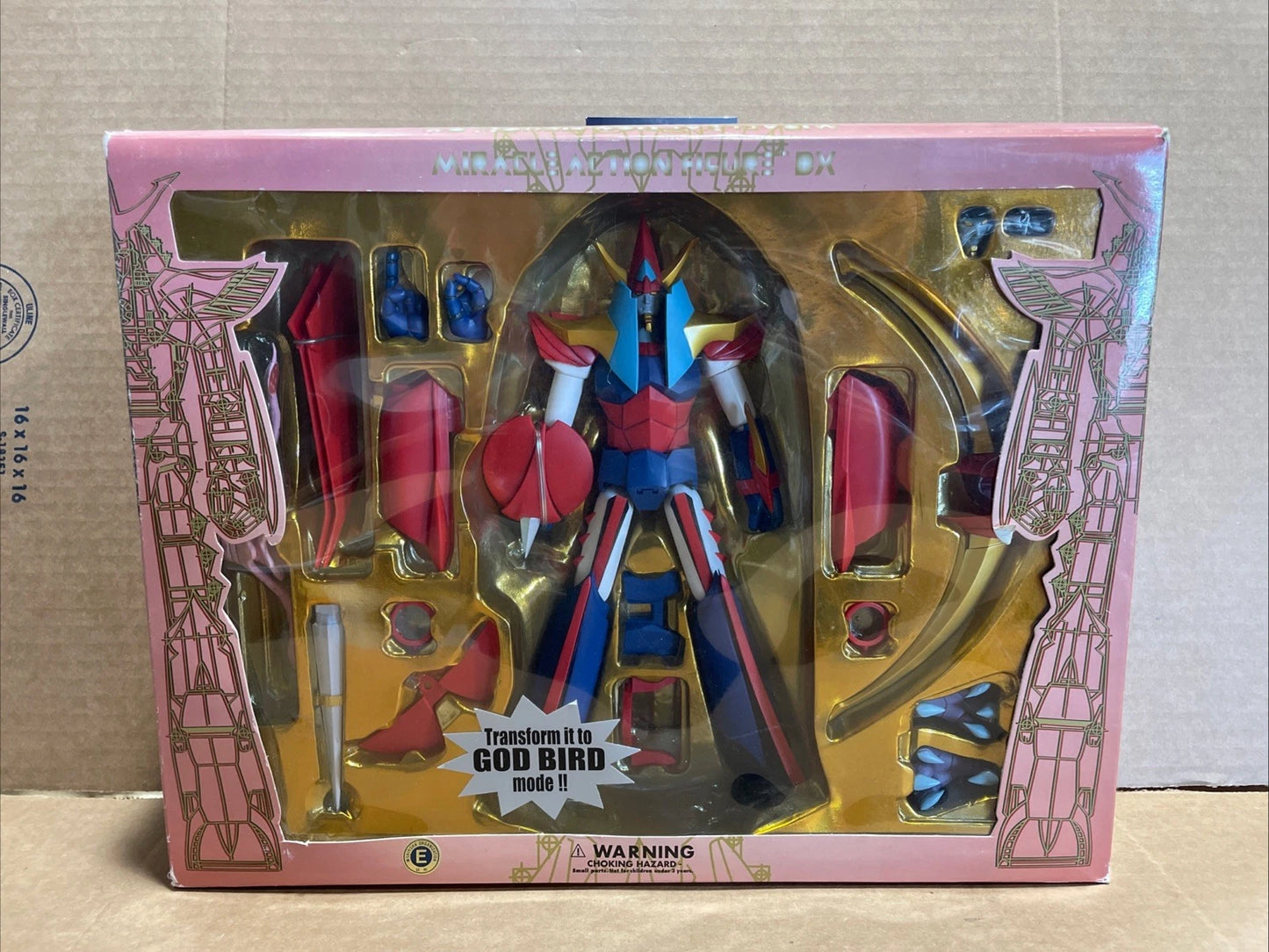 Reideen The Brave Miracle Action Figure DX God Bird Medicom Sealed Rare Vintage