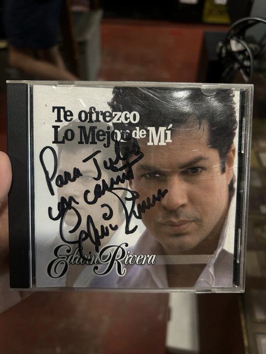 Te Ofrezco Lo Mejor De Mi by Edwin Rivera (CD, 2004) Signed