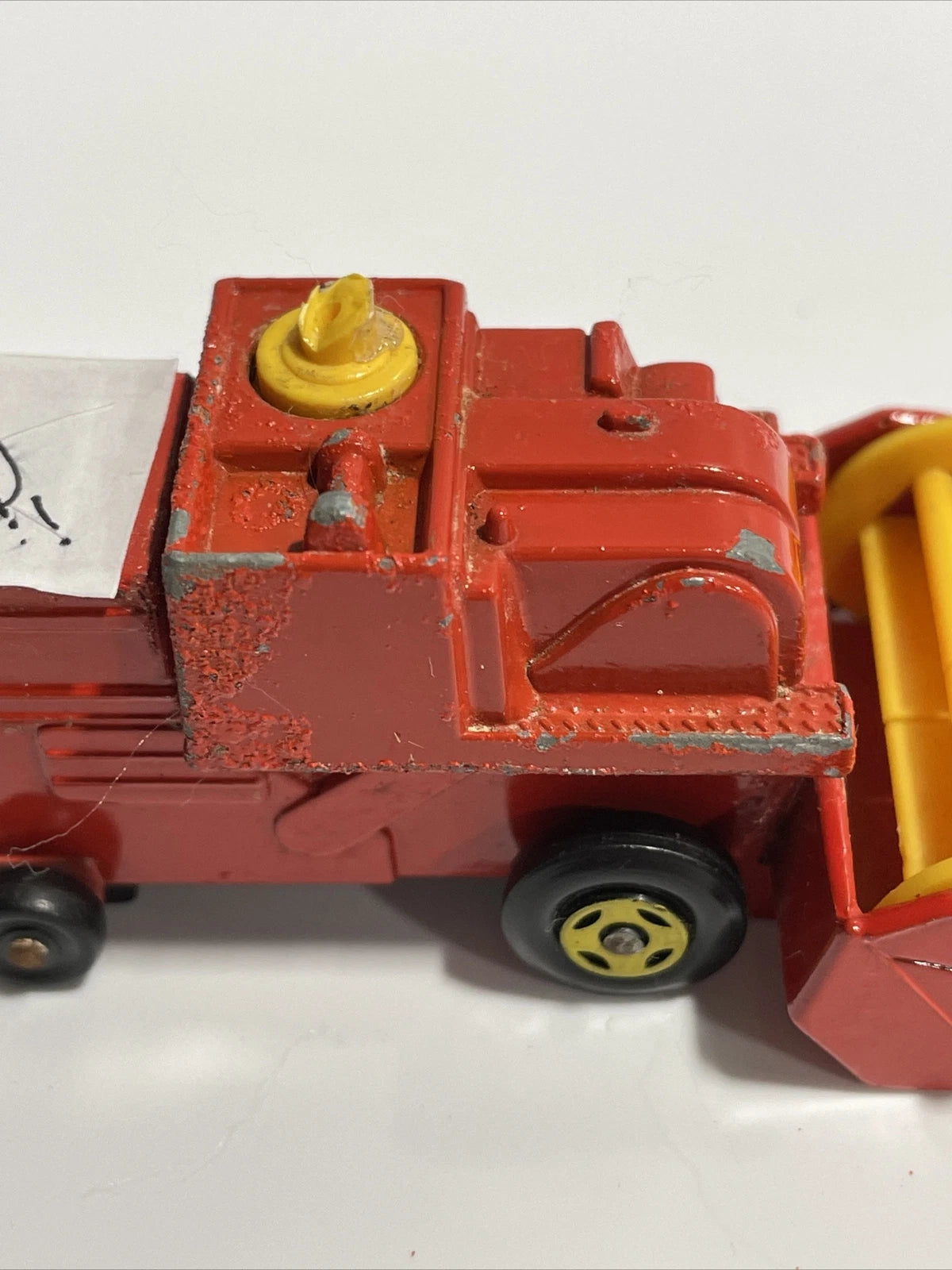 VINTAGE MATCHBOX NO. 51 COMBINE HARVESTER, SUPERFAST VERSION, 1977 yellow wheels