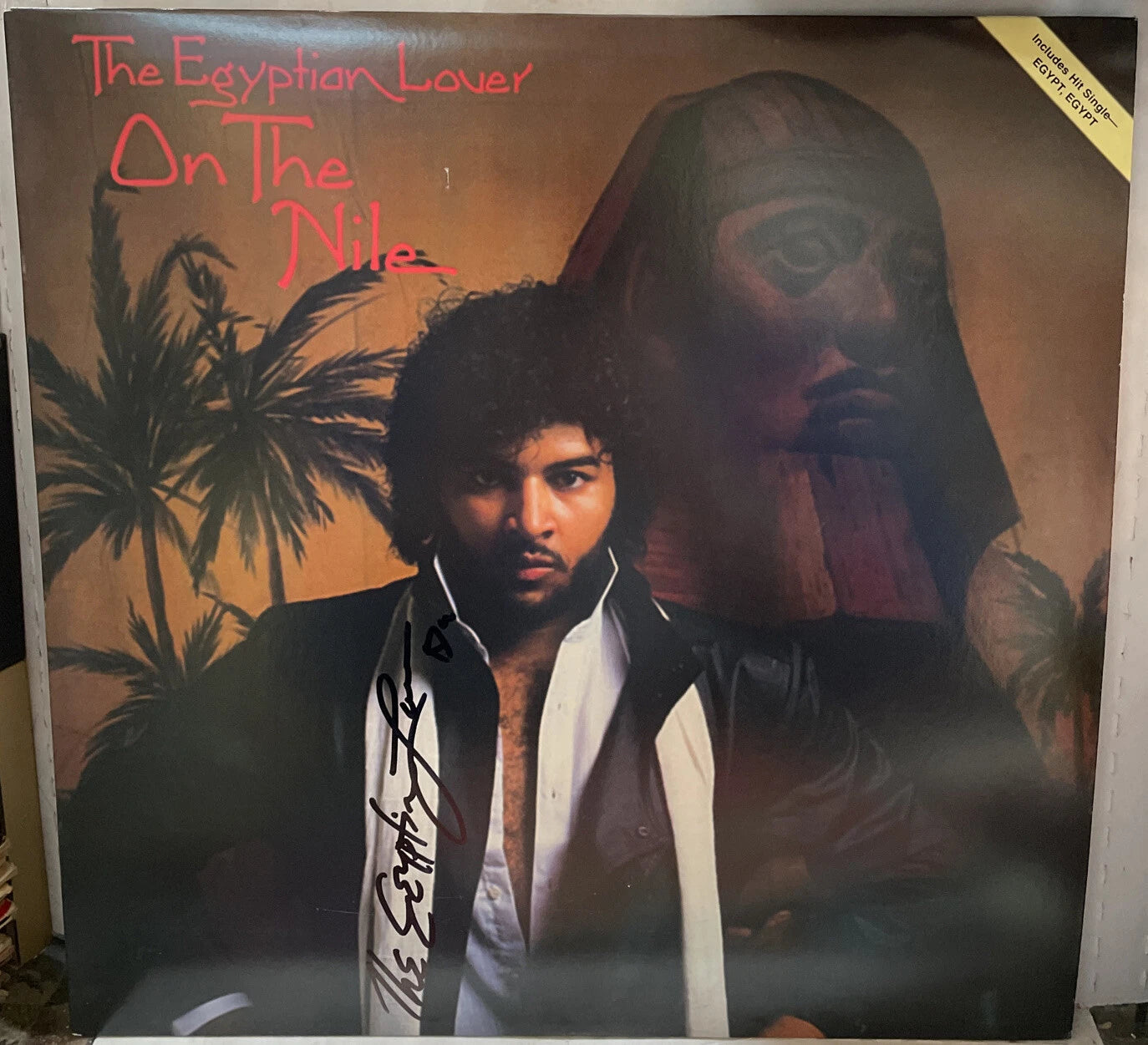 The Egyptian Lover On The Nile Reissue Autographed Record DMSR-0663
