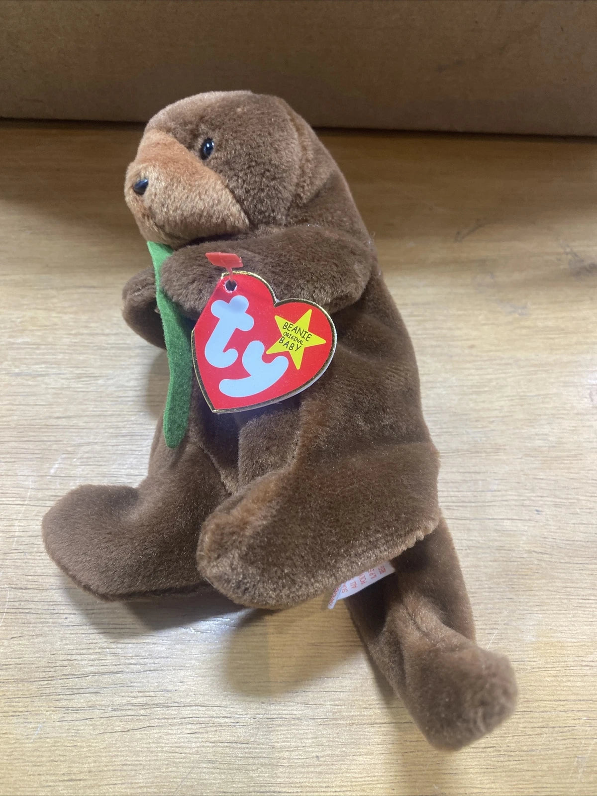 PERFECT CONDITION TY Seaweed Beanie Baby W/ PVC Pellets. Tag *ERRORS* 1995