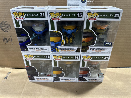 Funko Pop! Vinyl: Halo Infinite Lot of 6 Figures New In Box