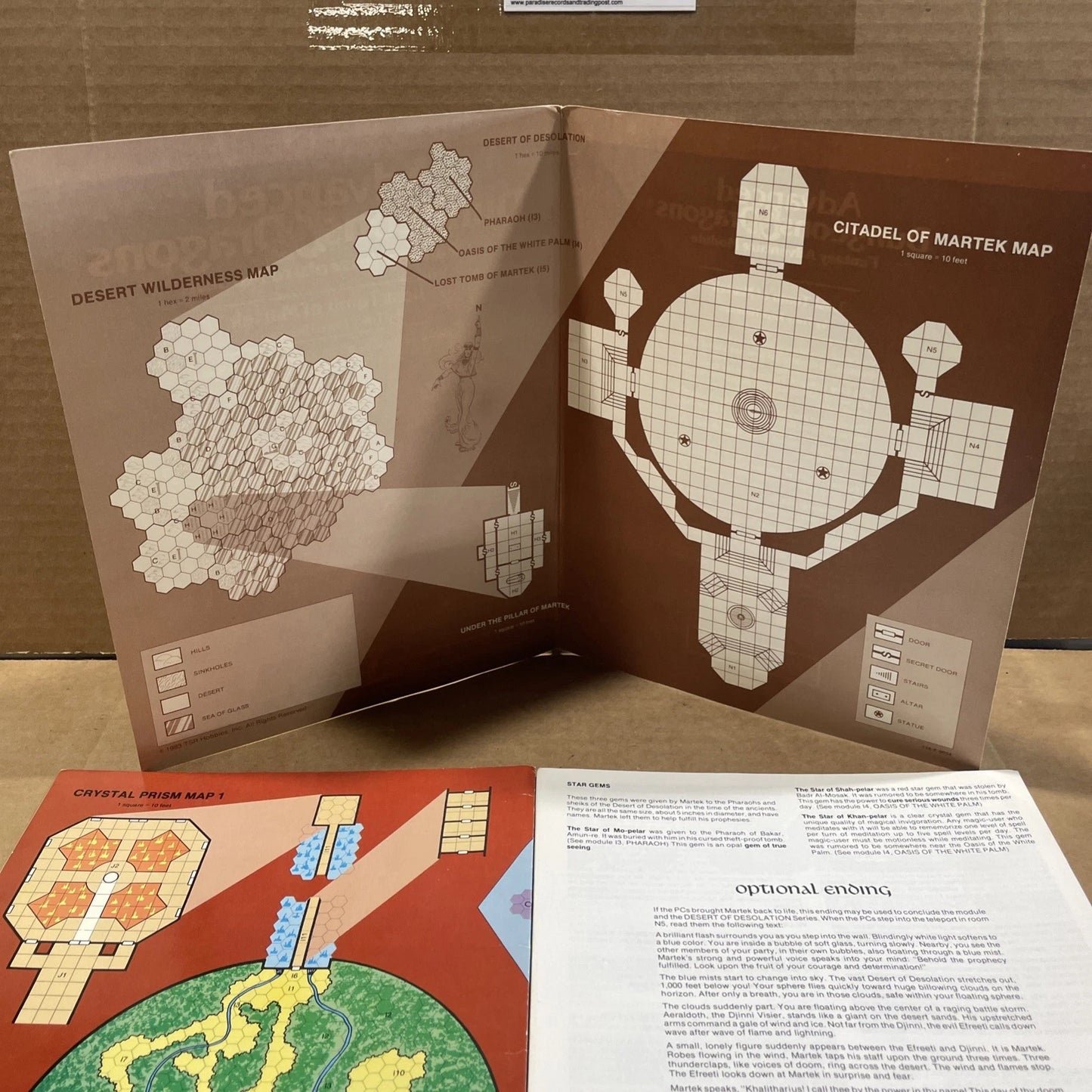 I5 Lost Tomb of Martek - AD&D Advanced Dungeons & Dragons TSR 9054