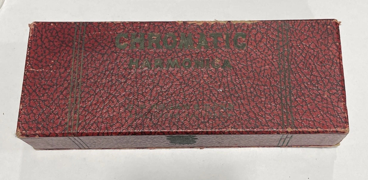 Vintage The ”Chromonica” M. Hohner Made In Germany Key Of D Chromatic Harmonica