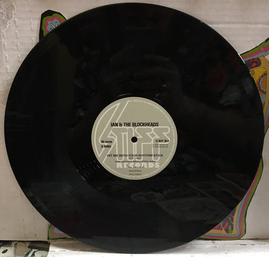 Ian & The Blockheads Hit Me With Your Rhythm Stick 12” UK Import Record 12BUY38