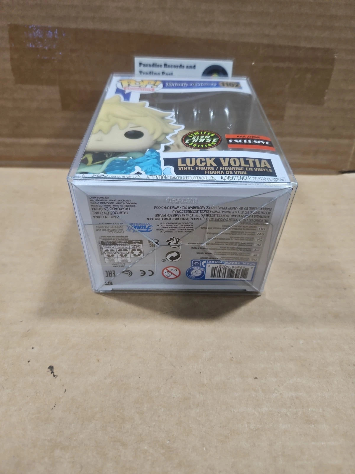 FUNKO POP ! LUCK VOLTIA 1102 GLOW CHASE EDITION AAA ANIME EXCLUSIVE