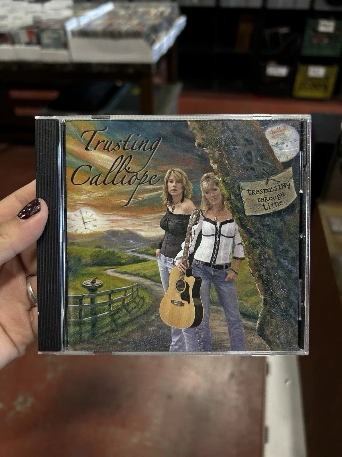 Trusting Calliope - Trespassing Through Time CD Very Rare 12 Tracks Music Audio