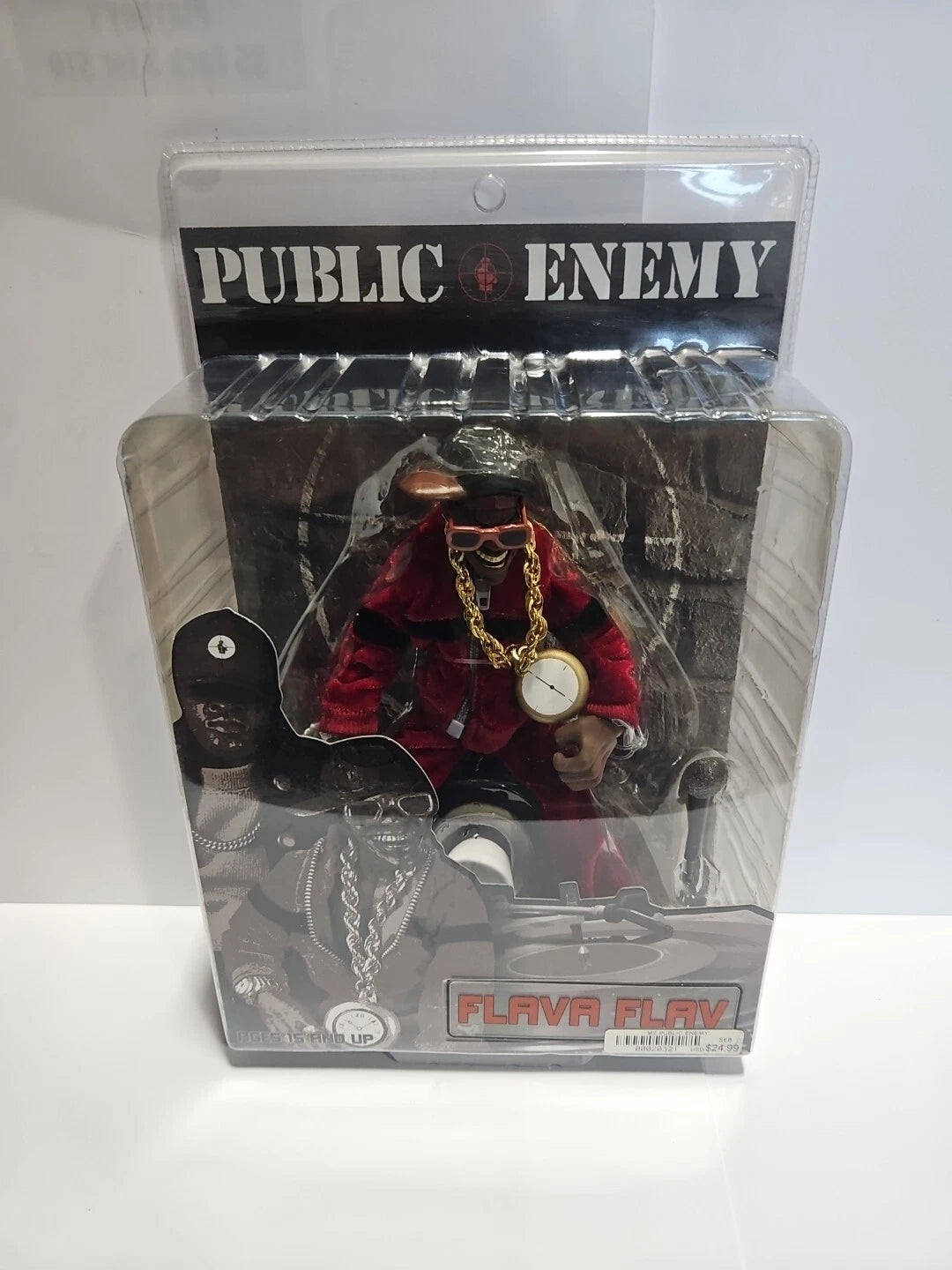 Flavor Flav Public Enemy Hip Hop 9" Figure Statue Figurine MEZCO