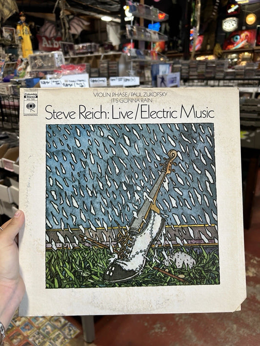 STEVE REICH Live/Electric Music - 1970s Press Colombia LP - NM
