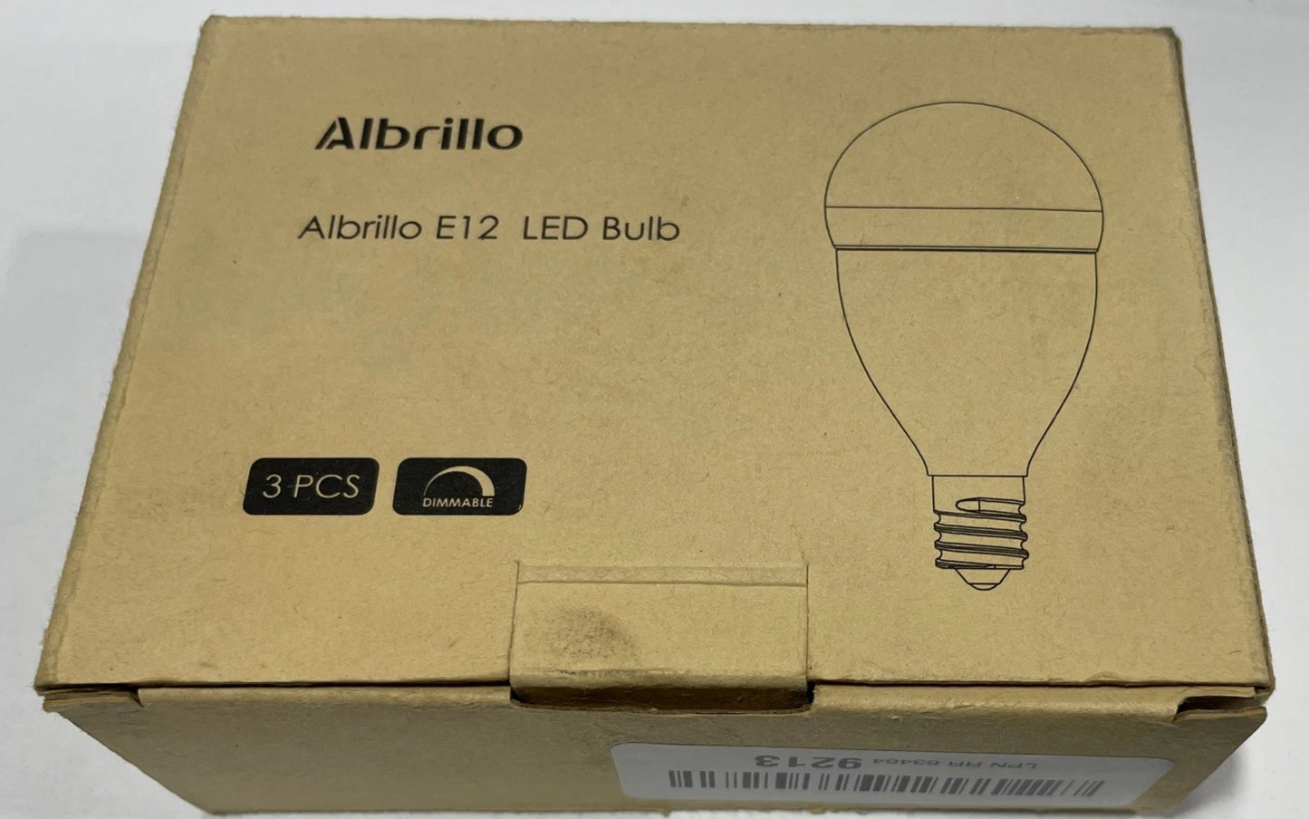 Albrillo E12 Bulb 3 Pcs Candelabra LED Bulbs, Model ￼LL-LB14