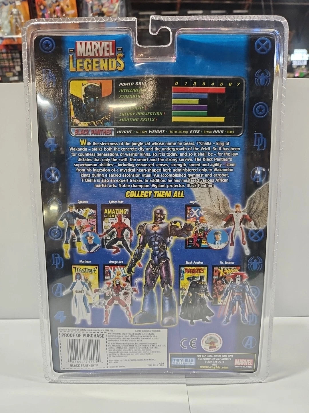 Toybiz Marvel Legends Black Panther 6in Action Figure - 71151 Sealed