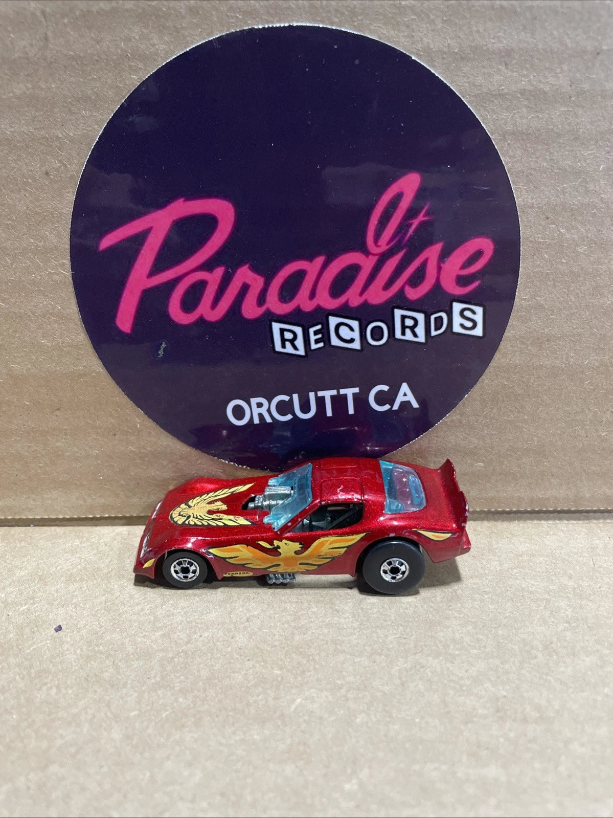 Vintage 1977 Hot Wheels Pontiac Firebird Trans Am Funny Car Maroon Die Cast